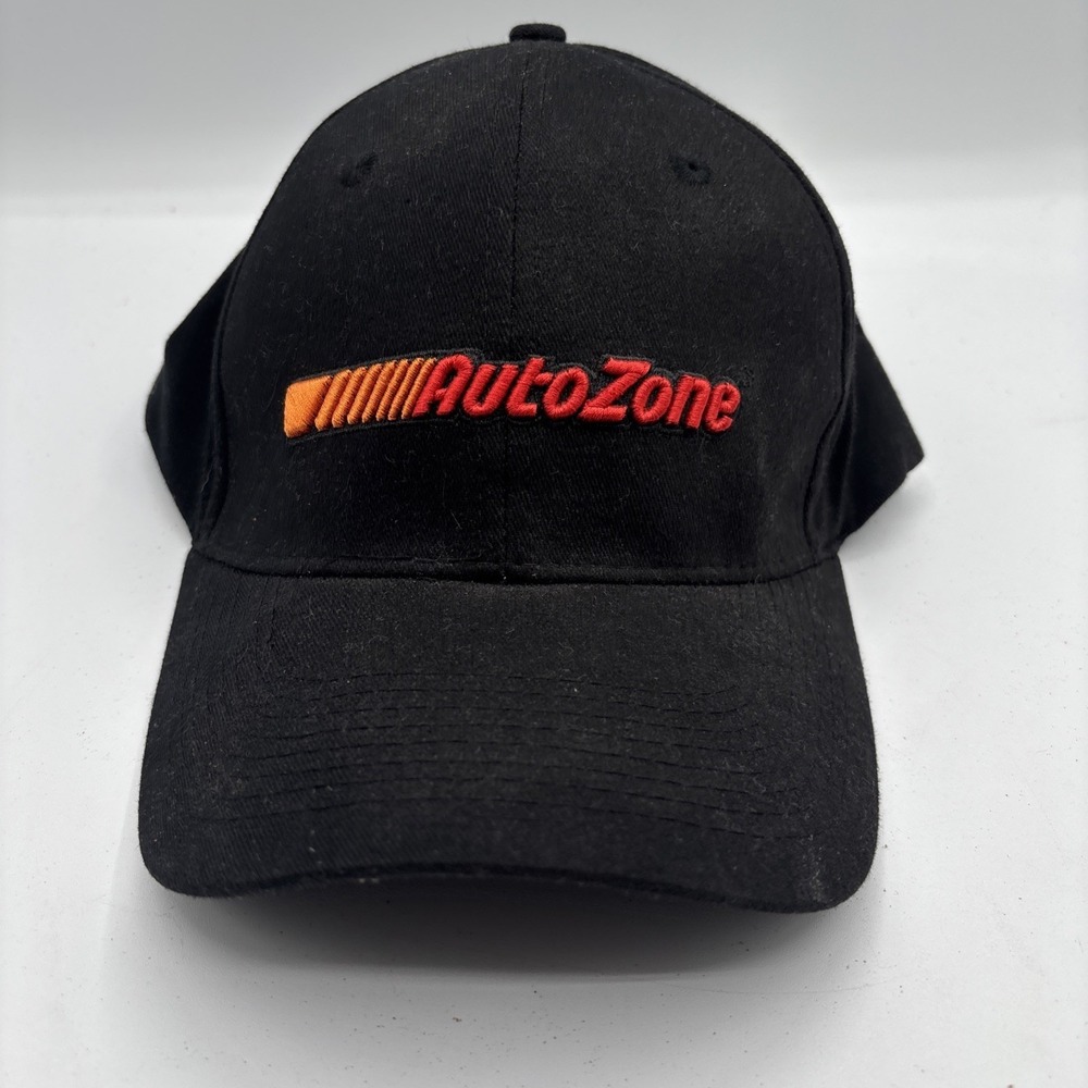 Auto Zone VTG‎ Mesh Foam Trucker Hat Black Car Truck Cobra Snapback